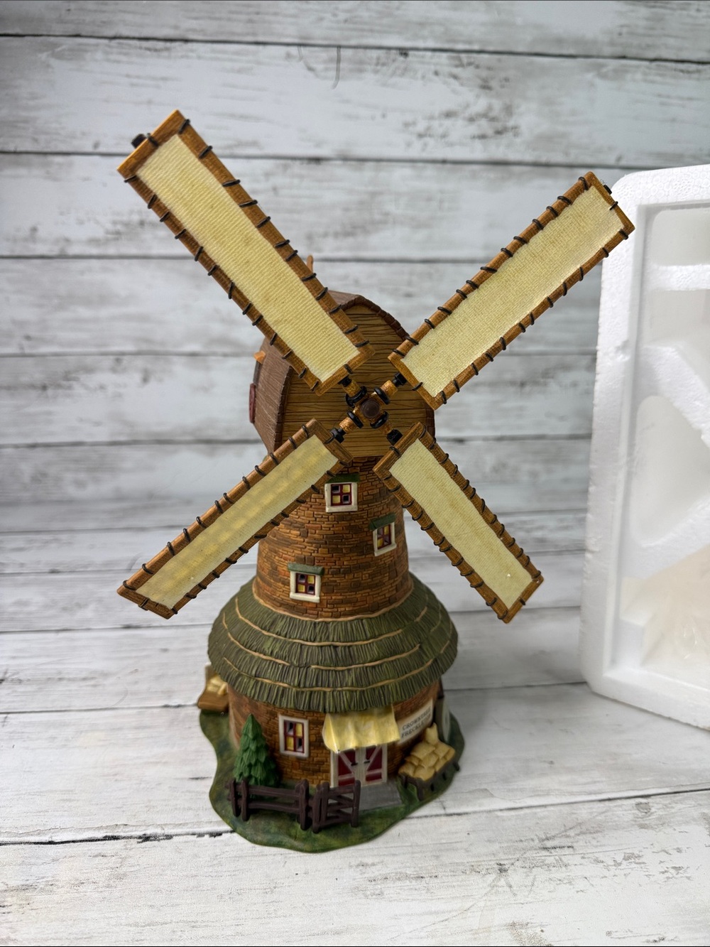 Dept 56 CROWNTREE FRECKLETON Windmill Untested no adapter no box